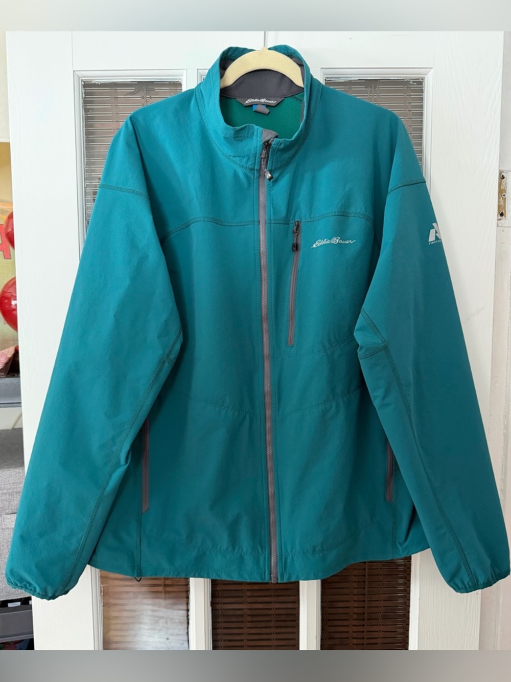 Eddie Bauer Men's 2XL Teal First Ascent Lightweight Soft Shell Jacket | SKU 0048